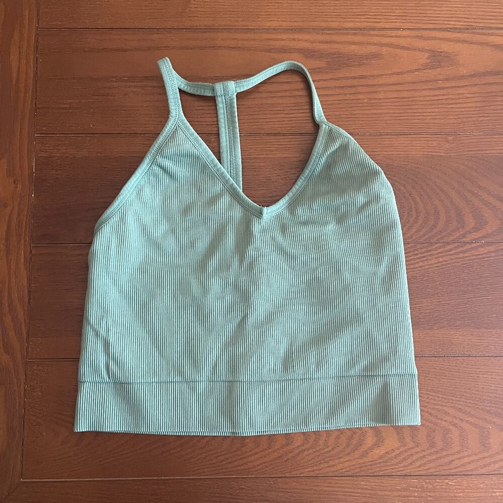 Spiritual Gangster Icon Seamless T-Back Sports Bra